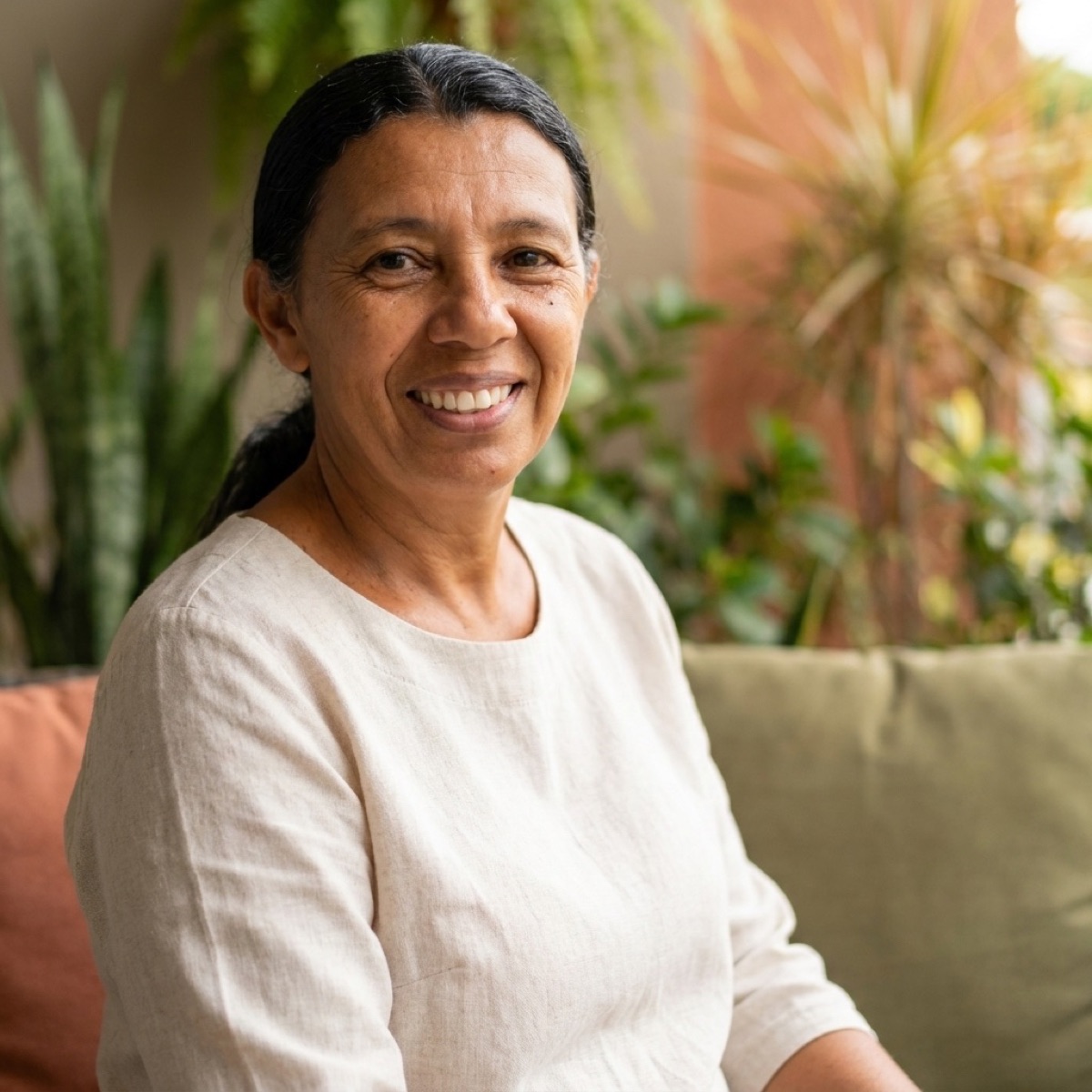 Retrato de Maria do Socorro, naturopata